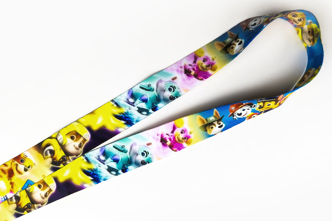 Paw Patrol Lanyard for Kids – Cute Keychain, ID Badge Holder, Phone & USB Neck Strap