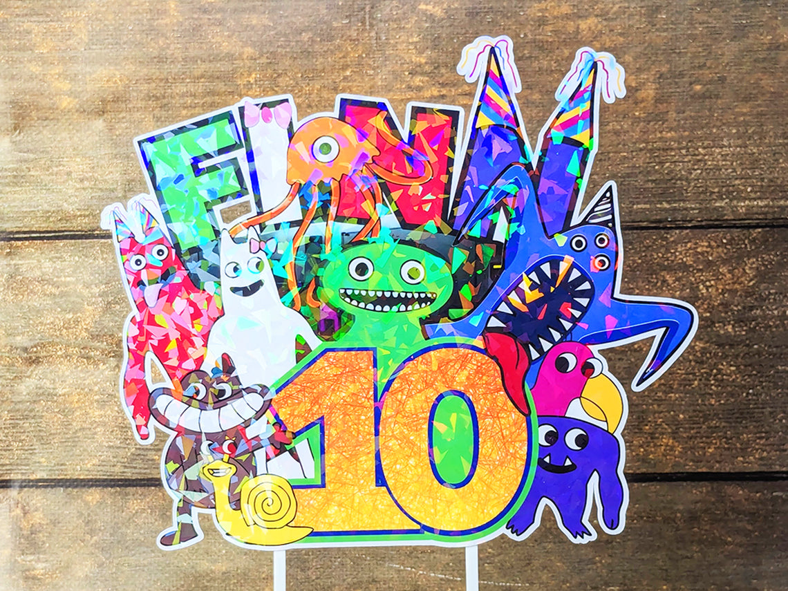 Personalised Garten of Banban Cake Topper - The Perfect Addition to Your Garten of Banban Themed Party!