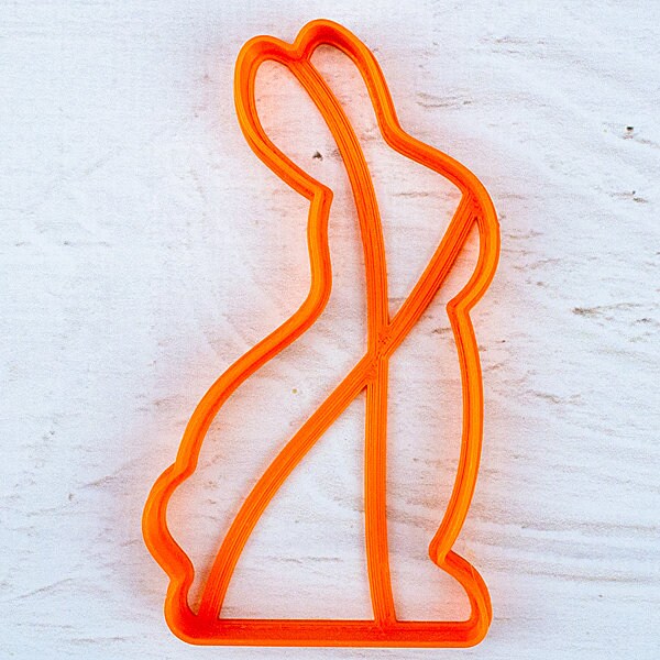 Rabbit-shaped Gingerbread Cookie Cutter - Precision-Cut, 5" x 9" (12.7 cm x 22.86 cm) - Exclusive Mold for Crafting Delightful Cookies