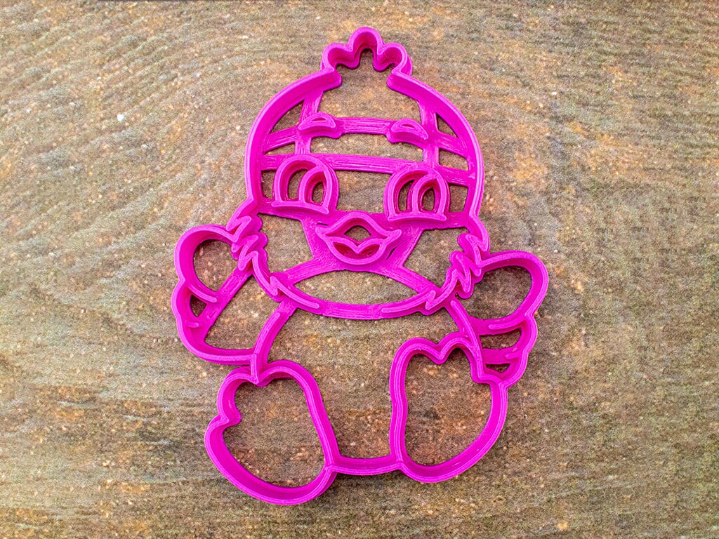 Chick-shaped Gingerbread Cookie Cutter - Precision-Cut, 2.83" x 3.54" (7.2 cm x 9 cm) - Exclusive Mold for Crafting Delightful Cookies