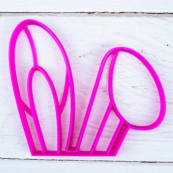 Bunny Ear Gingerbread Cookie Cutter - Precision-Cut, 4.33" x 3.94" (11 cm x 10 cm) - Exclusive Mold for Crafting Delightful Cookies