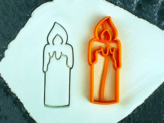 Gingerbread Candle Cutter - Precision Mold for Crafting Spice Delights, 0.79" x 2.76" (2 cm x 7 cm) - Unique Cookie Baking Mold