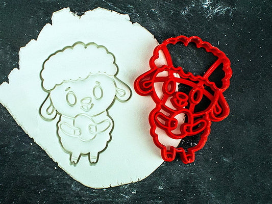 Easter Lamb Gingerbread Cookie Cutter - Precision-Cut, 2.36" x 3.15" (6 cm x 8 cm) - Exclusive Mold for Crafting Delightful Cookies