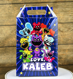 CatNap Themed Gable Box: Personalized Meal Box for Burger & Fries Party Favors! Perfect for Birthdays, Weddings, and More!