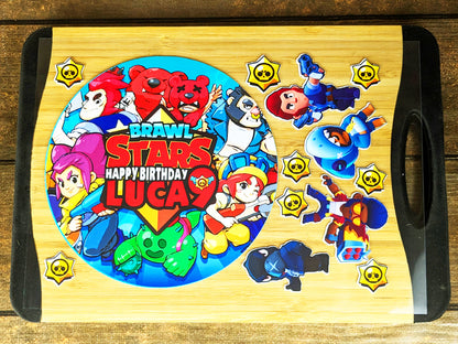 Collection of 13 Pre-cut Brawl Stars Edible Cake Toppers: Choose from ... Collection of 13 Pre-cut Brawl Stars Edible Cake Toppers: Choose from ...