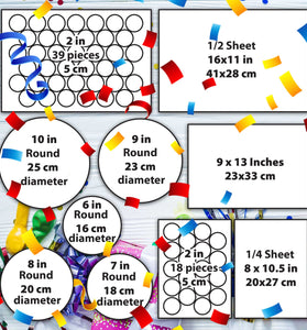 Custom Edible Image Printing on Premium Sugar Sheets – Gluten-Free Cake and Cookie Toppers