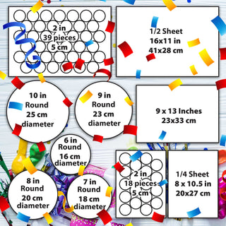 Custom Edible Image Printing on Premium Sugar Sheets – Gluten-Free Cake and Cookie Toppers