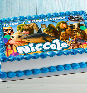 Funny Italian Meme Cake Topper – Ballerina Cappuccino – Edible Birthday Decoration – Wafer Paper, Sugar Sheet, Chocotransfer