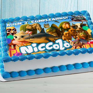 Funny Italian Meme Cake Topper – Ballerina Cappuccino – Edible Birthday Decoration – Wafer Paper, Sugar Sheet, Chocotransfer