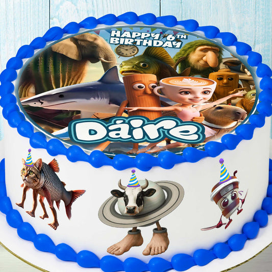 Italian Meme Cake Toppers – Funny Edible Images for Birthday or Party Cakes