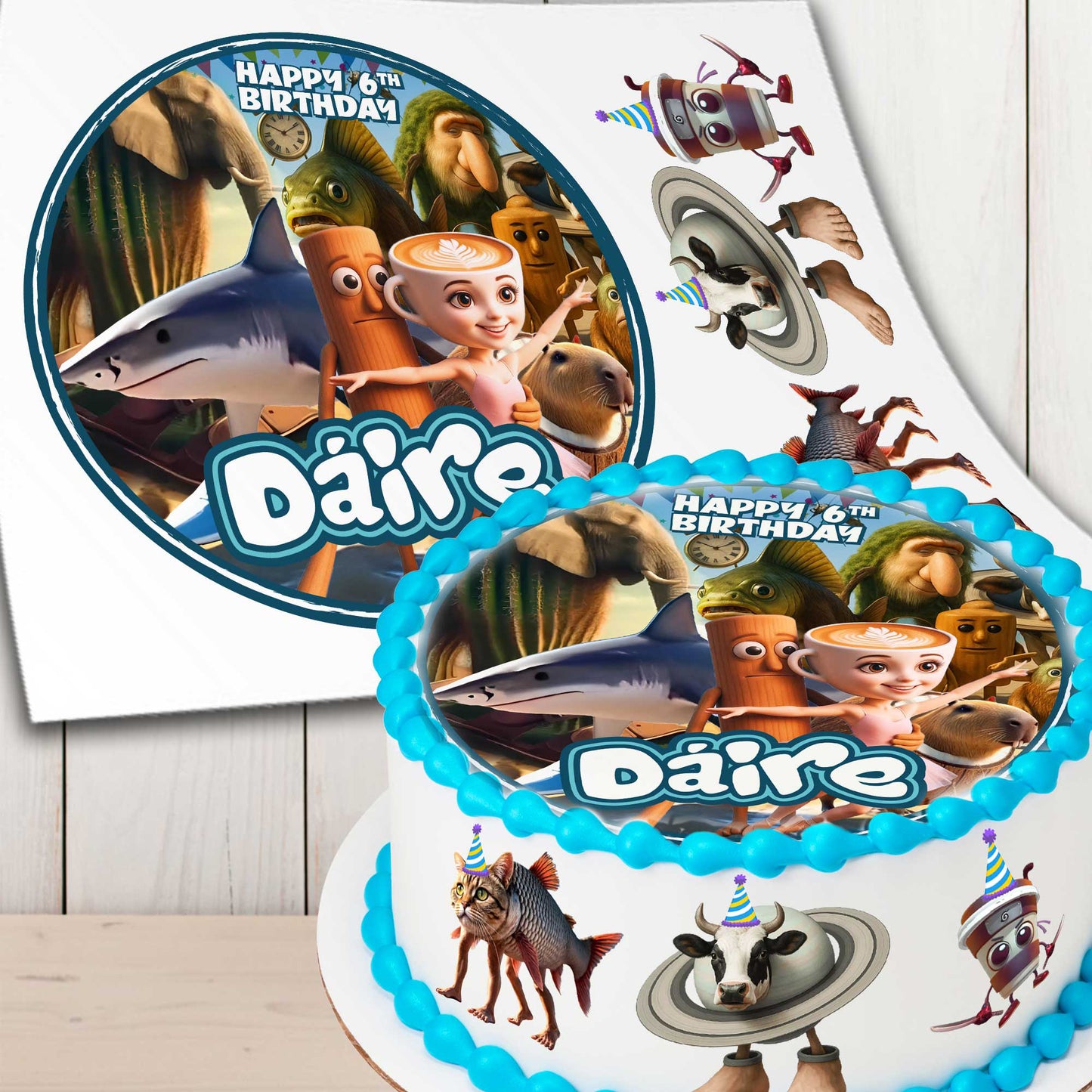 Italian Meme Cake Toppers – Funny Edible Images for Birthday or Party Cakes