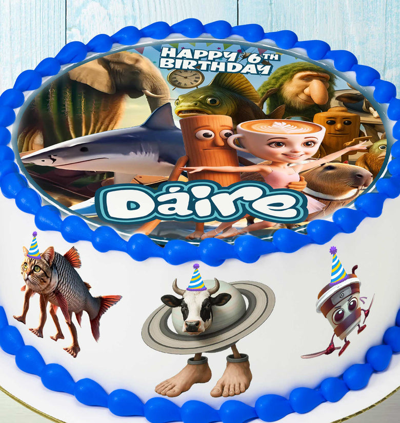 Italian Meme Cake Toppers – Funny Edible Images for Birthday or Party Cakes