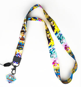 Paw Patrol Lanyard for Kids – Cute Keychain, ID Badge Holder, Phone & USB Neck Strap