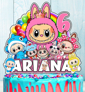 Personalized Labubu Cake Topper – The Perfect Addition to Your Labubu Themed Party!
