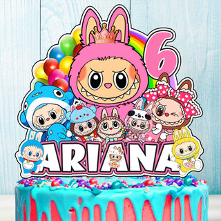 Personalized Labubu Cake Topper – The Perfect Addition to Your Labubu Themed Party!