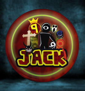 Personalized Roblox Doors Birthday Button Pin Badge | Custom 58mm or 75mm Magnet or Pin | Standard or Glitter Lamination