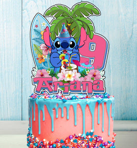 Personalized Stitch Cake Topper – The Perfect Addition to Your Stitch Themed Party!
