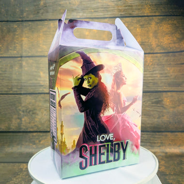 Wicked Themed Gable Box: Personalized Meal Box for Burger & Fries Party Favors! Perfect for Birthdays, Weddings, and More!