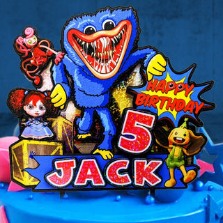 Spersonalizowany, drukowany w 3D Wierzchowiec Huggy Wuggy - Doskonały na temat urodzin i imprez z motywem Huggy Wuggy!