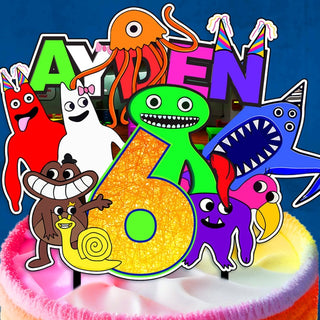 Personalised Garten of Banban Cake Topper - The Perfect Addition to Your Garten of Banban Themed Party!