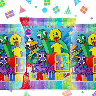 Rainbow Friends Party Snack Bags - Personalized Favors for Birthdays -Add a Rainbow Friends Twist to Your Celebration with Custom Snack Bags