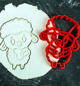 Easter Lamb Gingerbread Cookie Cutter - Precision-Cut, 2.36" x 3.15" (6 cm x 8 cm) - Exclusive Mold for Crafting Delightful Cookies