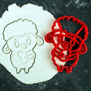 Easter Lamb Gingerbread Cookie Cutter - Precision-Cut, 2.36" x 3.15" (6 cm x 8 cm) - Exclusive Mold for Crafting Delightful Cookies