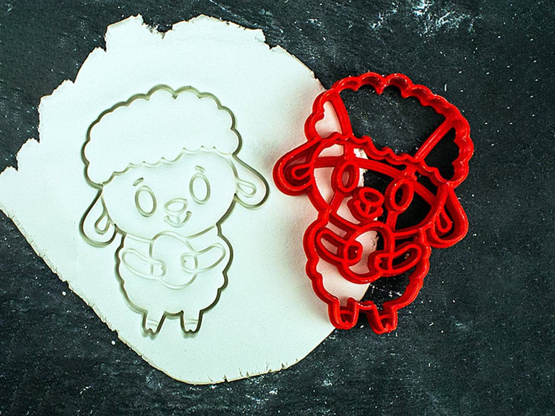 Easter Lamb Gingerbread Cookie Cutter - Precision-Cut, 2.36