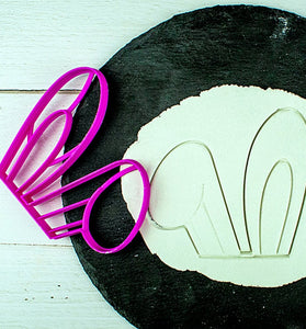 Bunny Ear Gingerbread Cookie Cutter - Precision-Cut, 4.33" x 3.94" (11 cm x 10 cm) - Exclusive Mold for Crafting Delightful Cookies