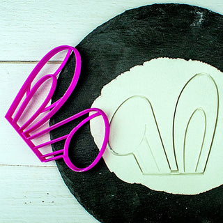 Bunny Ear Gingerbread Cookie Cutter - Precision-Cut, 4.33" x 3.94" (11 cm x 10 cm) - Exclusive Mold for Crafting Delightful Cookies
