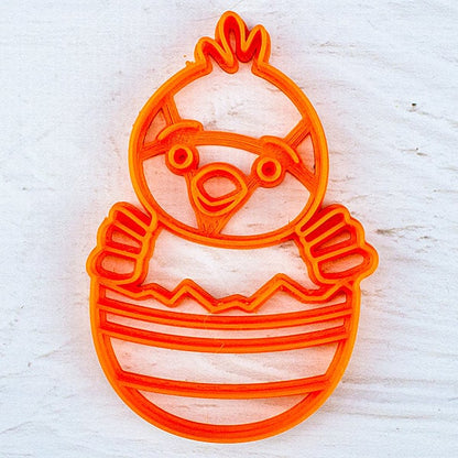 Easter Chick Gingerbread Cookie Cutter - Precision-Cut, 2.36" x 3.54" (6 cm x 9 cm) - Exclusive Mold for Crafting Delightful Cookies