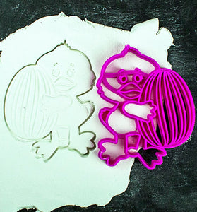 Easter Duckling Cookie Cutter - 3D Printed, 2.76" x 3.54" (7 cm x 9 cm) - Unique Mold for Baking Cookies