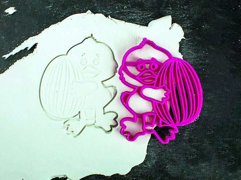 Easter Duckling Cookie Cutter - 3D Printed, 2.76