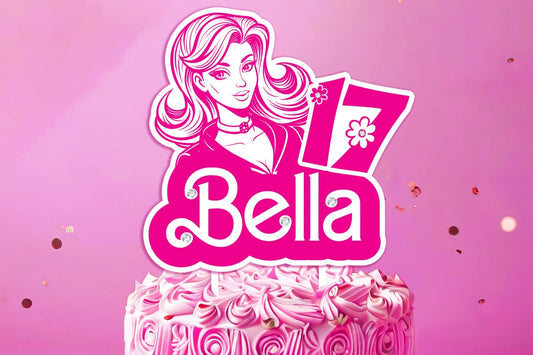 Pink Glam Girl dort se jménem a věkem – udělejte ze své oslavy nezapomenutelnou!